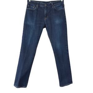 AG Adriano Goldschmied The Everett Slim Straight Blue Jeans Mens 33 x 32